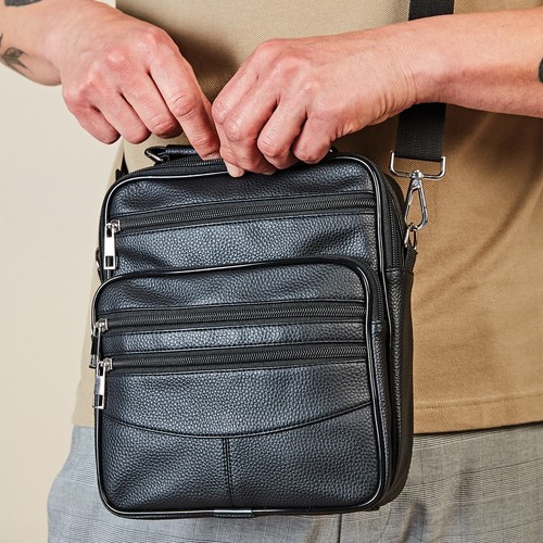 Men crossbody bag - men�s, black