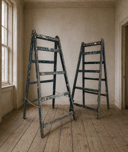 Vintage original painted shop - original,