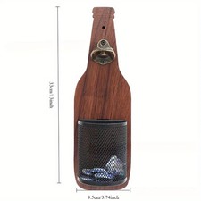 Wall-mounted Wooden Bottle