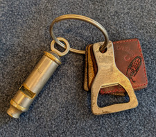 Vintage "The Metropolitan" Police Whistle - Made in England - plus Bottle Opener
