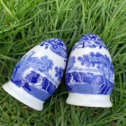 Spode blue italian salt and - italian,