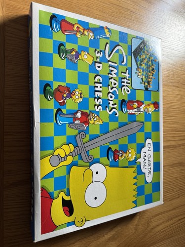 The simpsons chess set - 3d,