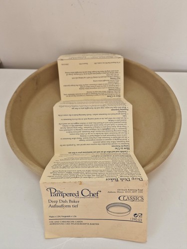 Pampered chef deep dish baker - chef,