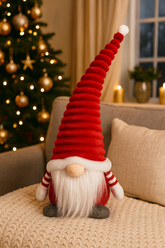 Christmas red gonk - red, decoration