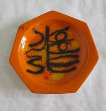 Poole Pottery Orange Delphis 7