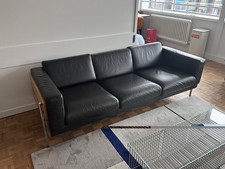 Robin Day Habitat Days Forum 3-Seater Leather Sofa Avaliable until 14th DEC