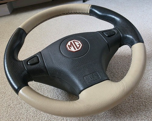 Mgf beige steering wheel - mgf,