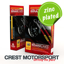 Toyota Corolla AE92 GTi-16 (Rear Discs) Goodridge Brake Hoses (Zinc Fittings)