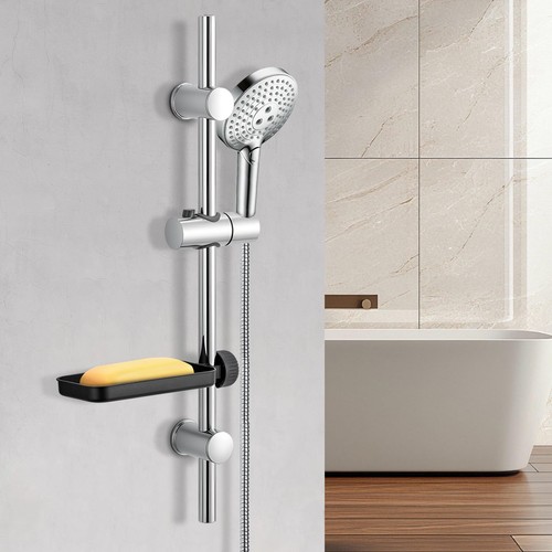 Adjustable shower riser rail - shower,