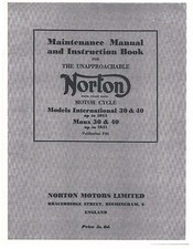 Norton Workshop Maintenance