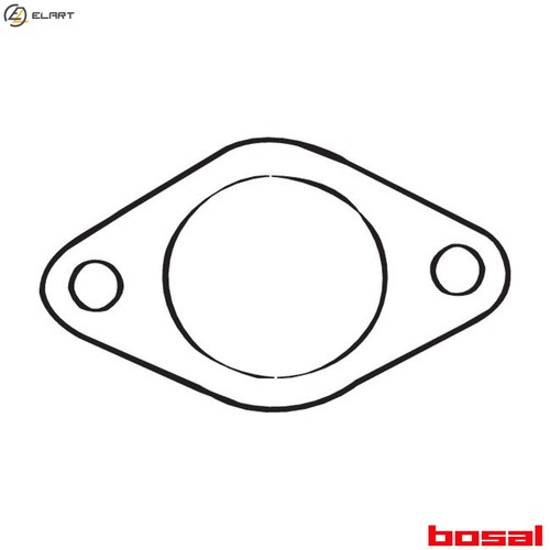 Gasket exhaust pipe 256 531 - pipe, 256-531