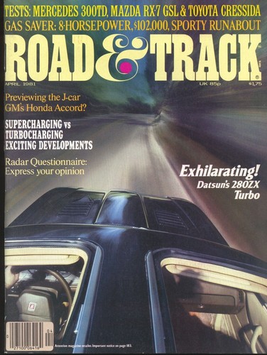 Road track magazine - &, april