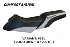Bmw R 1200 Rt 2006-2013 Tappezzeria Italia Seat Cover Silver Anti Slip Design 22