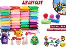 36 Colors Air Dry Clay with 3