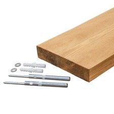 Rustic Floating Wooden Shelf / Shelves Handmade Vintage Wooden Shelving