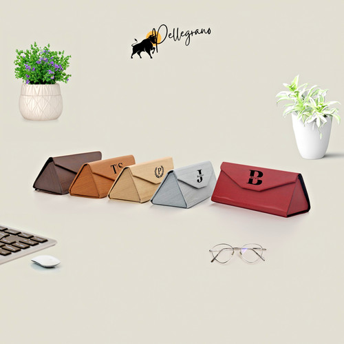 Wood grain foldable glasses - wood,