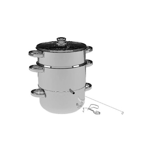 Stainless steel steam - stainless, juicer