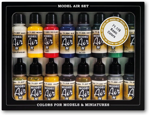 Vallejo model air basic colors - model,