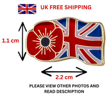 1  X  Red POPPY Union Flag