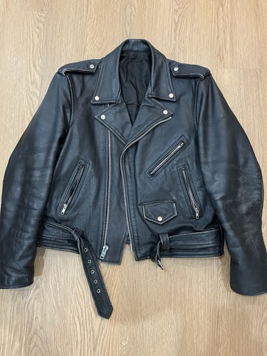 Men leather motorcycle - leather,