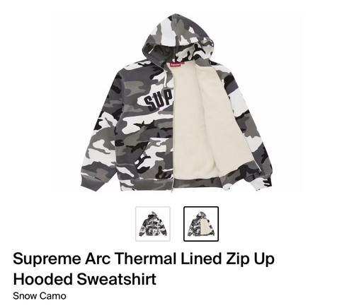 Supreme arc thermal - supreme, zip