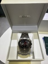 7L22-0AB0 Seiko Arctura Kinetic Titanium Chrono Watch - 100m