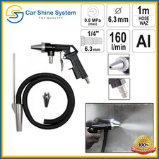 Sand blasting Gun Sand Blaster Blasting Gun 1m Hose Kit Removing Rust Paint Air