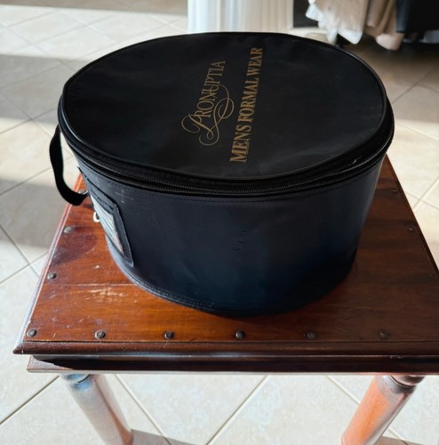 Men black top hat - men's,