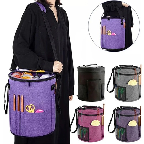 Crochet knitting bag - knitting,