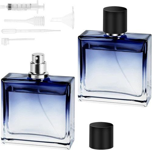 2pcs100ml empty glass perfume - glass,