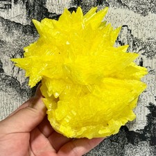 Canary Yellow Sulfur Crystals - Vibrant Specimens, Mineral  - 1.7LB