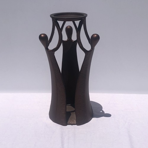 Cast metal piece - metal, figural