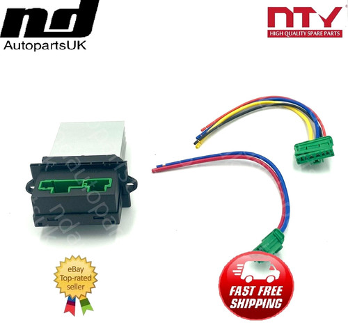 Heater blower fan resistor - heater,