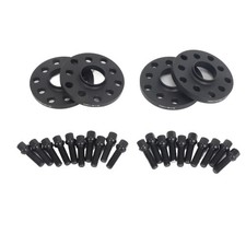 2x 15mm, 2x 12mm Black