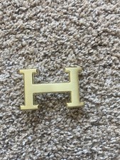 Hermes Brushed Gold Buckle