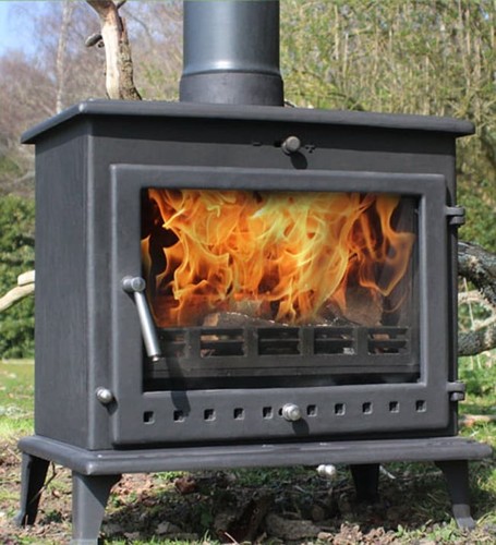 Ekol crystal 12kw stove - 12kw, glass