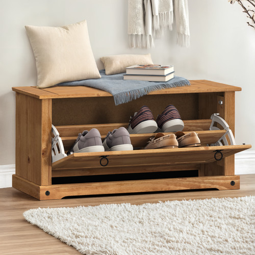 Corona shoe rack bench chest - corona,