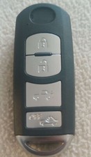 NEW MAZDA 3 6 MX5, 4 BUTTON SMART REMOTE KEY FOB, ID49 CHIP + BLADE, SKE13E-02