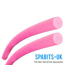 2 x Pretty Pink Swimming Pool Noodle Float Aid Woggle Log Noodles Water Flexible