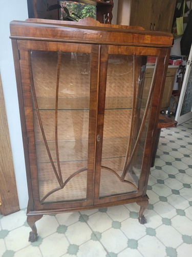1930s mahogany display - 1930s,