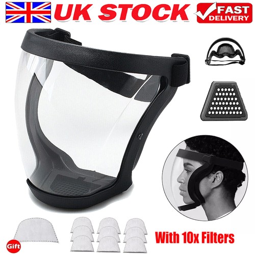 Anti fog full face shield - 2x, anti-fog