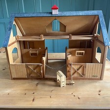 Breyer Traditional 2 Stall Wooden Horse / Pony Toy Stable Barn.