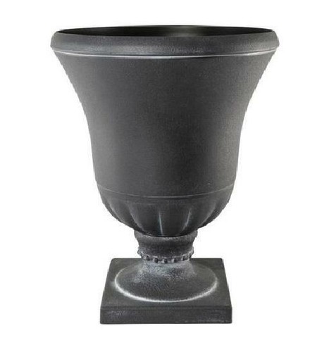 Tall urn planter with slate - tall,