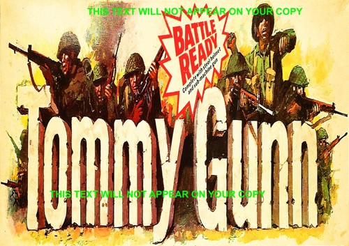 Vintage tommy gunn new - new, a4