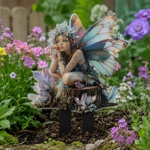 Garden decor fairy with - garden,