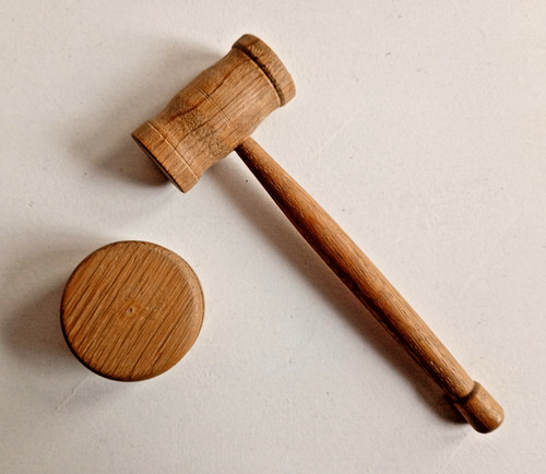 Vintage auctioneers wooden - vintage,