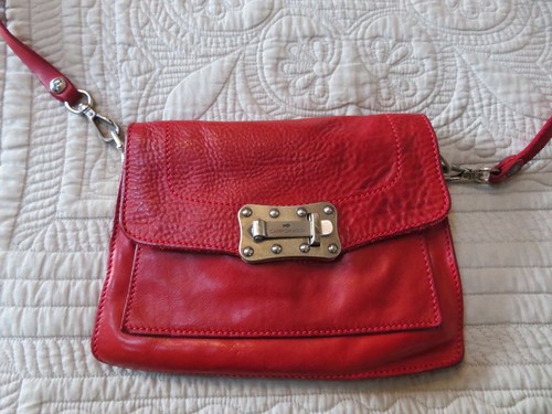 Campomaggi red leather agnese - campomaggi,