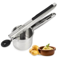 HEFTMAN Potato Masher Utensil Ricer Food Press Puree Fruit Vegetables Juicer