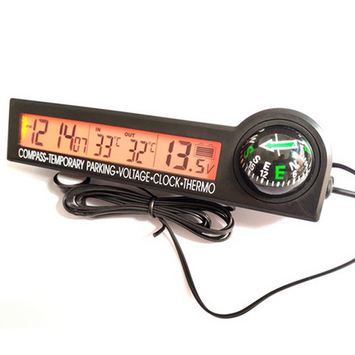 Digital clock compass - digital,
