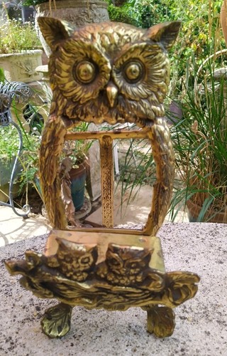 Antique vintage brass - antique/vintage, owl